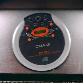 Cd2901a Craig Skip Free Personal Cd Player Digital Am/fm Stereo Radio Untested