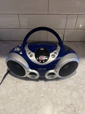 Craig Cd6913m Portable Mp3-cd Player With Am/fm Stereo Radio Cord Nice Fast Ship