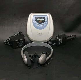 Cdm-43048ck Craig Portable Cd Player With Headphones Home And Car Power Cords