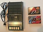Crc99 Emerson Vintage Model Portable Cassette Recorder Tested Sealed Tapes