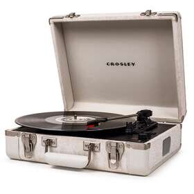 Cr6019dsa Crosley Executive Bluetooth Stereo Record Turntable - Sand Color