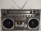 Crs-1049 Wilco Vintage Boombox Cassette Stereo Etc Ships Free