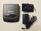 D-202 Sony Discman Portable Cd Player Mega Bass Ac Adapter Cassette