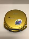 D-e350 D-e50 Sony Cd Walkman Esp Max Gold Color Tested Working
