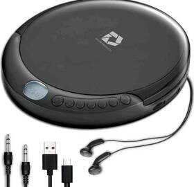 Deluxe Products 313056073080 Cd Player Portable 60 Sec Anti Skip Stereo Earbuds Aux Manual