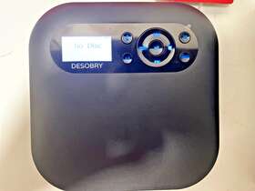 Cd5196b Desorby Desobry Bluetooth Portable Cd Player. Tested