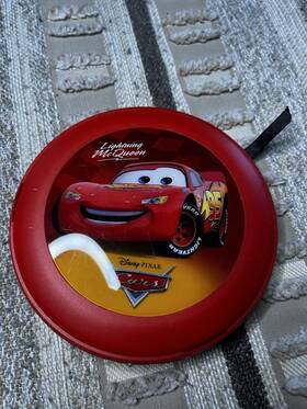Disney 749720007318 Pixar Cars Portable Cd Player Preowned Red