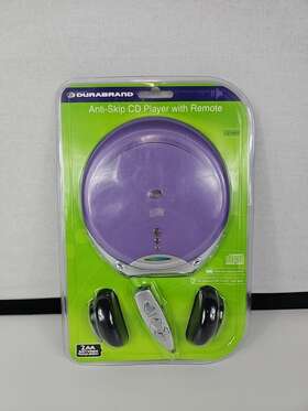 Cd-855 Durabrand 017999328558 Portable Cd Player With Remote And Headphones - Esp Anti-skip New