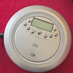 Durabrand Cd-898 Mp3 Anti-skip Esp Repeat Portable Cd Player Silver