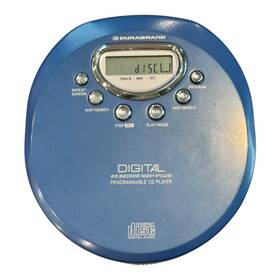 Cd-85 Durabrand Cd-95 Programmable Portable Cd Player Silver /blue Tested Anti-skip