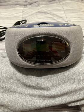 Cdr-1900 Durabrand Compact Disc Cd Player Am/fm Radio Alarm Clock Tested And Works Vgc