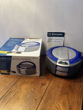 Pd6560l Emerson New In Box Portable Cd Player Pd656 Cd-r/rw Compatible