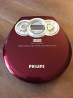 Exp320-17 Philips Expanium Red Cd Player Walkman Fast Shipping