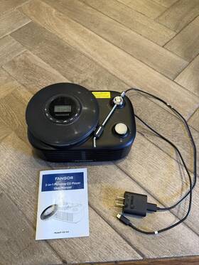 F-cd-143 Fangor 2-in-1 Portable Cd Player Bluetooth Speaker Model Stereo Read