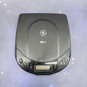 3-7003a Ge General Electric Black Portable Cd Player - For Parts Or Repair