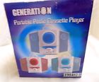 Generation Portable Radio Cassette Player Blue New 736386904020