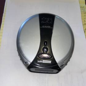 Gcd521rr Goodmans Vintage Cased Goodman Black/ Silver Personal Cd Player Works See Photos