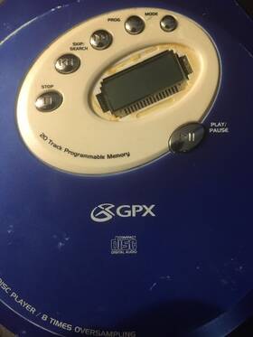C3847 Gpx 047323384707 Portable Cd Player Jogger Esp Cd-rw Sealed Read Description