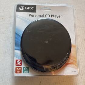 Gpx 101b Personal Cd Player Pc Factory Sealed Compact Disk With Ear Plugs