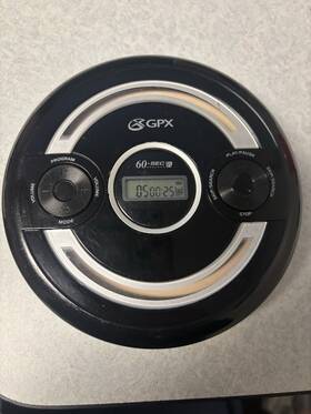 Gpx 308b Personal Cd Player Model Pc 308b. Tested Working