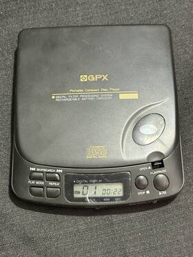 Gpx C3875 Model Inch Disc Man Cd Player Works Door You Have To Open Manually