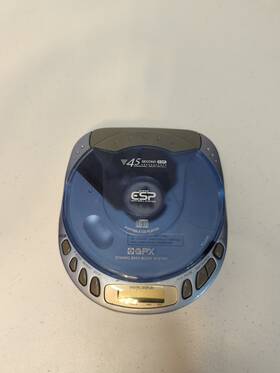Gpx C3941tsm Vintage Portable Cd Player 45-second Esp Anti Roll System Dynamic Bass Boost