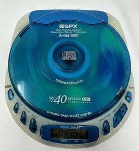 C3943im Gpx Portable Cd Player 40 Second Esp Translucent - Tested Works