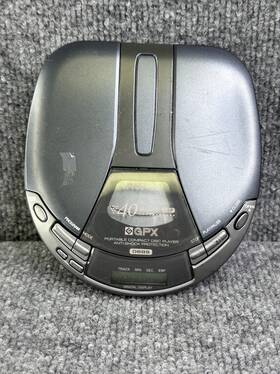 Gpx C3944 Portable Cd Player 40-second Esp Anti-shock Dbbs Tested Works 1999