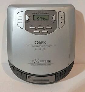 Gpx C4030 Compact Disc Player And Headphones Parts Or Repair