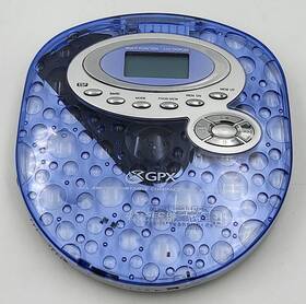 C4052 Gpx 2003 Am/fm Portable Cd Player With 45-second Esp Blue Bubble Design Bbl