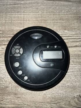 Pc332b-rs Gpx Portable Cd Player With Fm Radio Black Vintage