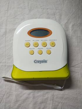 Gpx Yccdp6806dt Crayola 2006 Portable Cd Player Am/fm Radio Tested Working Unit Only
