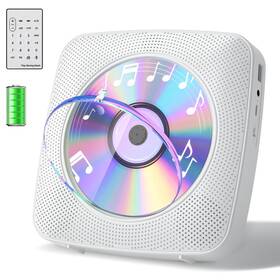 Gueray Hjgy01w Cd Player Portable With Bluetooth Wall Mountable Music Battery Operated P