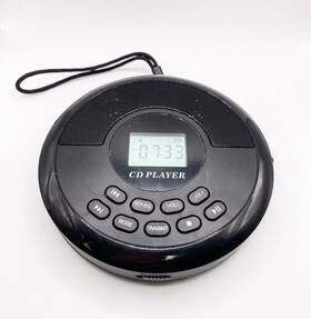 Pm-21 Hayerpor Portable Bluetooth Cd Player Rechargeable - Black Usb-c