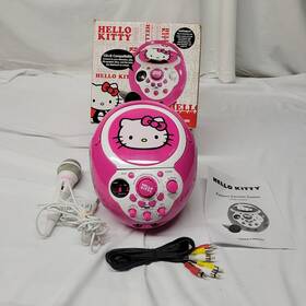 Hello Kitty 021331698094 2010 Portable Cd Player Read Description Mic Doesnftt Work Karaoke Hello Kitty 021331698094 2010 Portable Cd Player Read Description Mic Doesnftt Work Karaoke