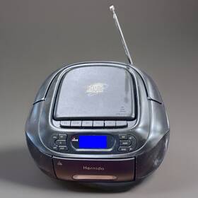 Cb0201b Hernido Portable Cd Player Model Bt Radio Cassette Tape