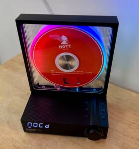 Hott-c229 Hott Cd Player Portable Bluetooth 5.3 Desktop With Colors Works