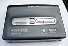 Hs-px347 Aiwa Vintage Stereo Cassette Player Super Bass Feather Touch Control