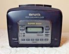 Hs-tx361 Aiwa Super Bass Stereo Am Fm Radio Cassette Walkman Portable