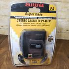 Hs-ps151 Hsps151 Aiwa Portable Stereo Cassette Player Super Bass Headphones 018818011934