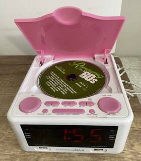 Hx-300cd Hx Top Loading Cd Player Pll Fm Radio Digital Clock Dual Alarm 1.2 Inch
