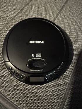 Ion 842655102636 Cd Go Portable Player Bluetooth Wireless Tested - Read Description