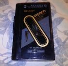 Jc-130 Bk Sharp Portable Cassette Player