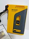 Jc-s42 Y Sharp Cassette Player Radio Stereo Portable Walkman Vintage