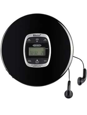 Cd-60r-bt Jensen Personal Portable Bluetooth Cd Player With Digital Fm Radio