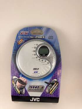 Xl-p52bk Jvc Xl-pm6s Portable Cd Player With Headphones Cd-r Cd-rw Mp3 Ex New In Box