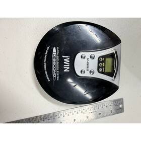 Jwin Jx-cd475 Portable Cd Player Black Silver Anti-shock X-bbs Vintage 2002