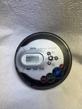 Jx-cd977 Jwin Mp3/cd Player With Radio Untested