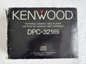 Kenwood Dpc-321b Vintage Portable Cd Player - Parts Repair Original Box