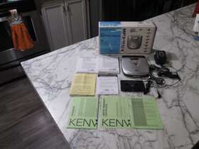 Dpc-mp922 Kenwood Portable Compact Cd Disc Player In Box Power Adapter